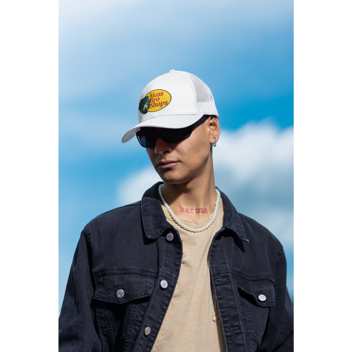 Mass Bro Shops Trucker Retro Hat