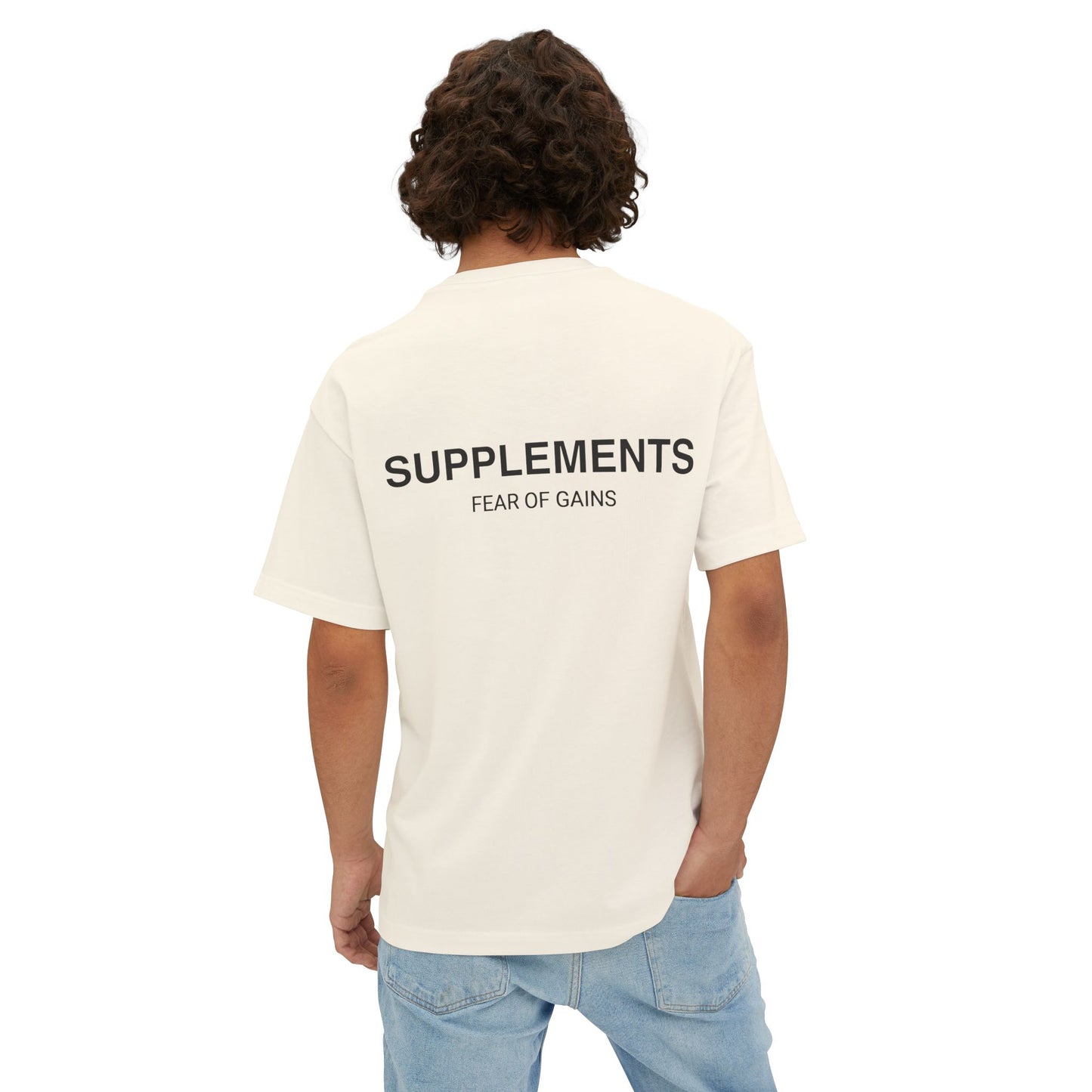 SUPPLEMENTS (FEAR OF GAINS) T-Shirt - Oversized