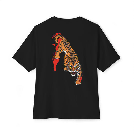“PUMP COVER” Tiger Tamil T-Shirt - Oversized