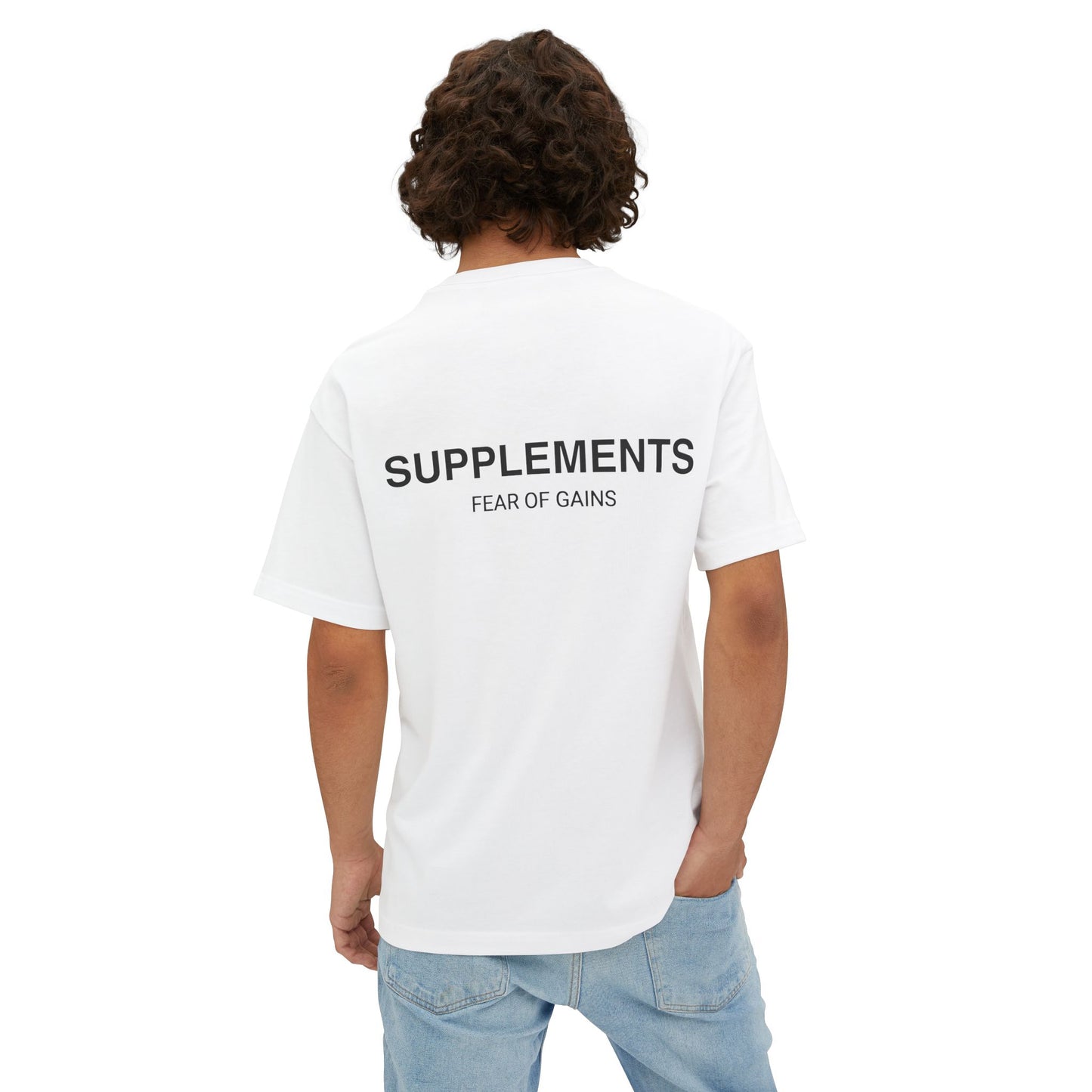 SUPPLEMENTS (FEAR OF GAINS) T-Shirt - Oversized