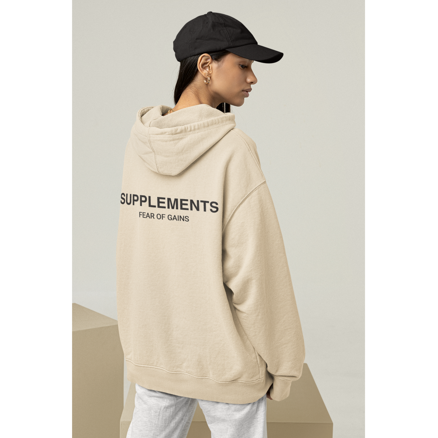 SUPPLEMENTS (FEAR OF GAINS) Hoodie - Oversized