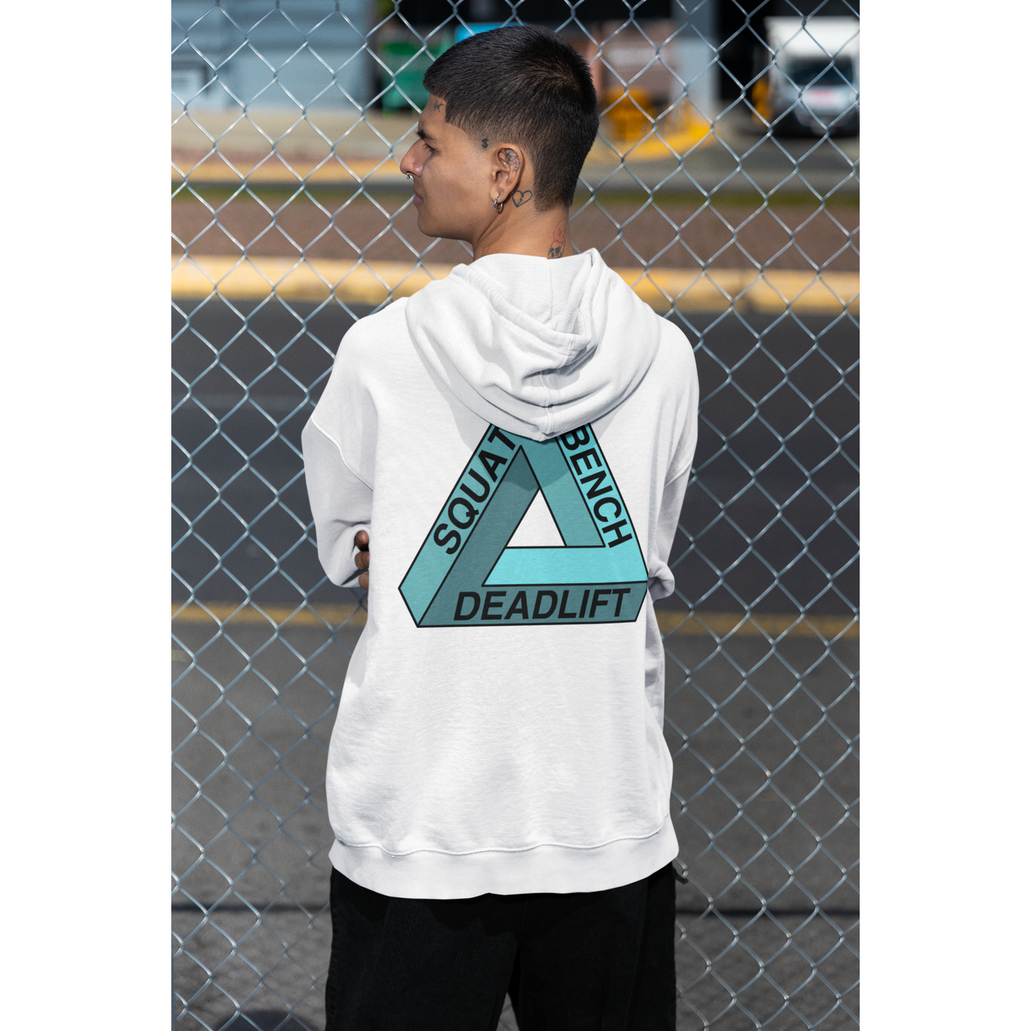 SQUAT, BENCH, DEADLIFT Hoodie - Oversized