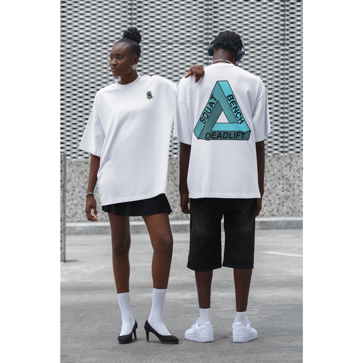 SQUAT, BENCH, DEADLIFT T-shirt - Oversized