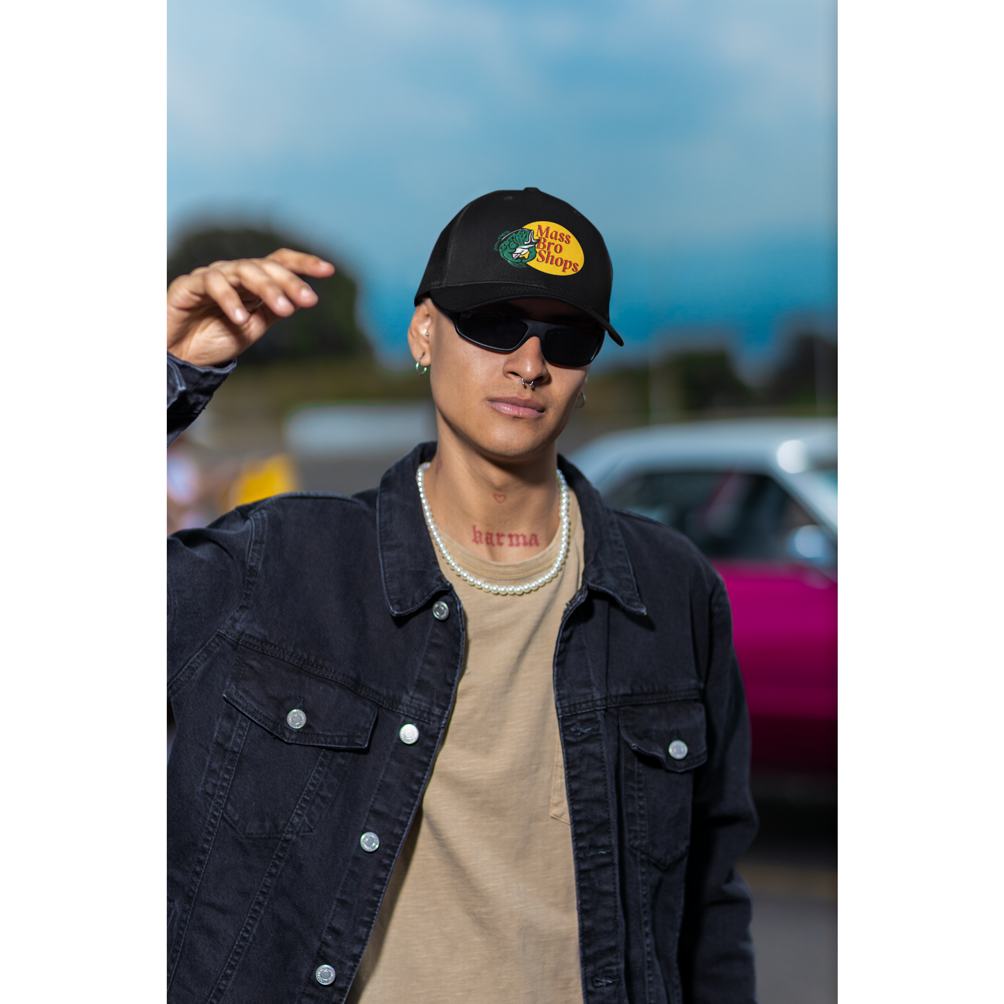 Mass Bro Shops Trucker Retro Hat