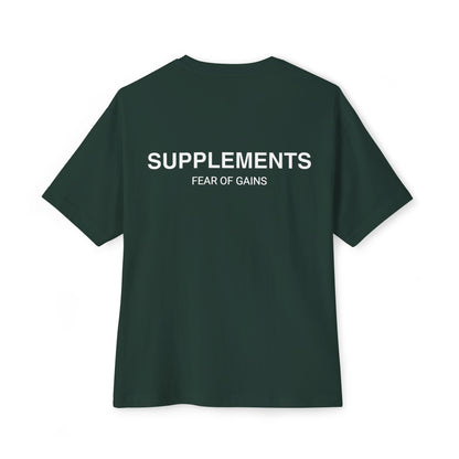 SUPPLEMENTS (FEAR OF GAINS) T-Shirt - Oversized