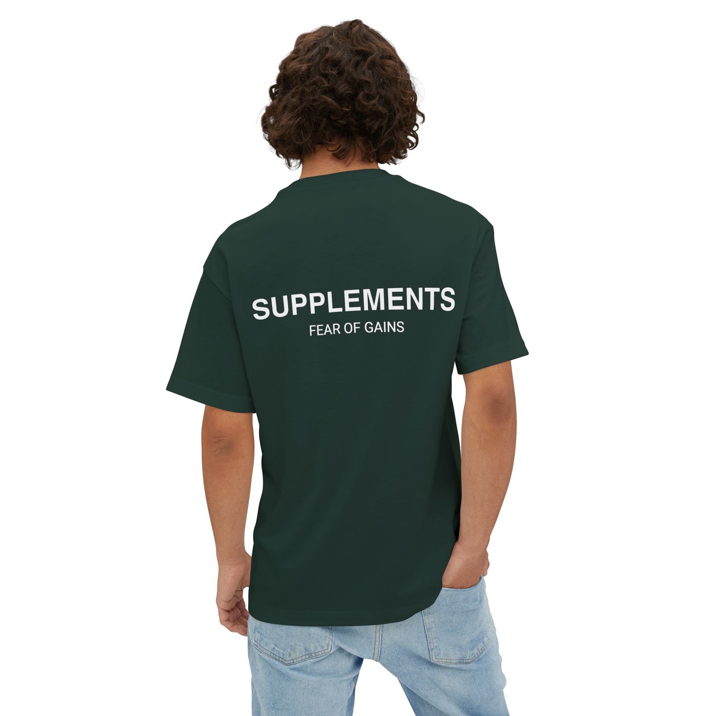 SUPPLEMENTS (FEAR OF GAINS) T-Shirt - Oversized