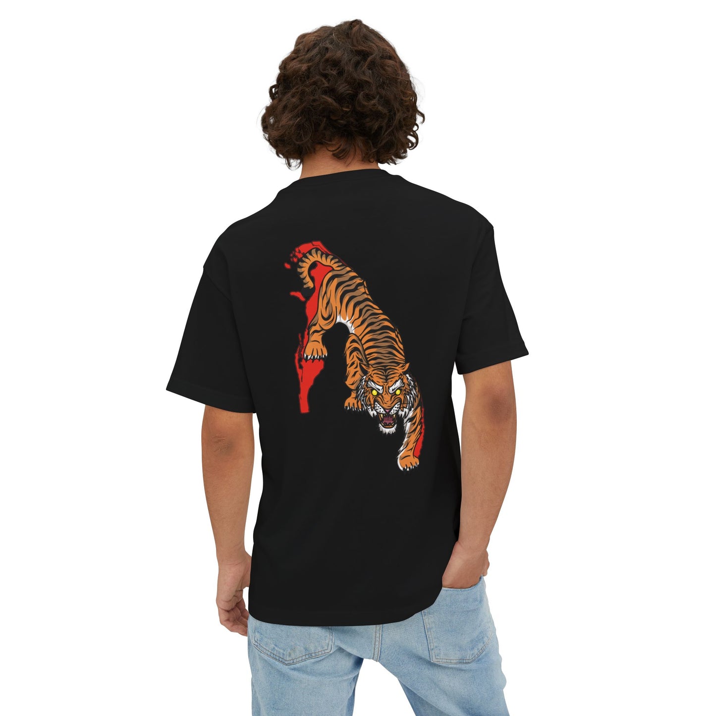 “PUMP COVER” Tiger Tamil T-Shirt - Oversized